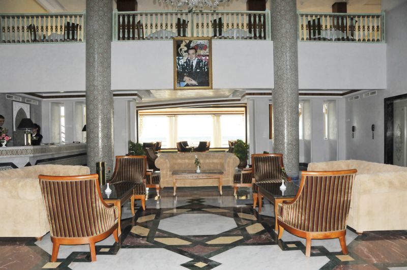 Grand Mogador Sea View & Spa Tangeri Esterno foto The lobby of the hotel